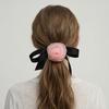 Dual Floral Ribbon Hair Tie
