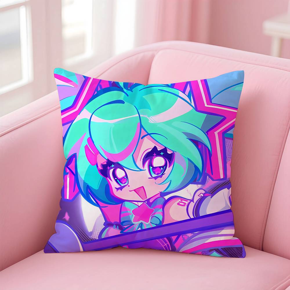 Game M-Muse D-Dash Pillow Case Comfort Sofa Bed Silky elegant Invisible zipper Custom Decorative cushion cover