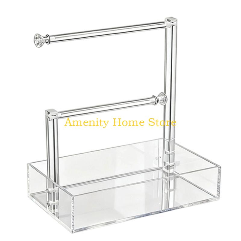 F26C Praktische Haushalts-Armband-Organizer-Box Klare Komponente Stabile Designs für Zuhause