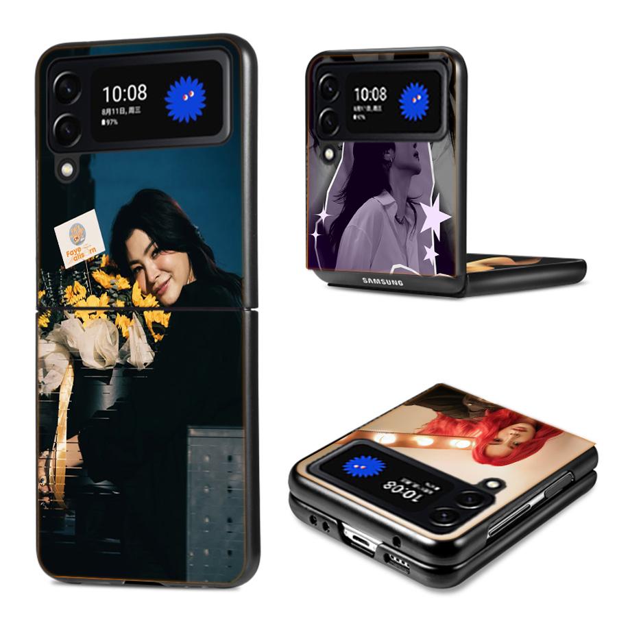 Actor P-Peraya Malisorn Phone Case For Samsung Z Flip 7 6 5G Galaxy Z Flip4 Z Flip5 Z Flip3 Coque Black Hard PC Shell Protective