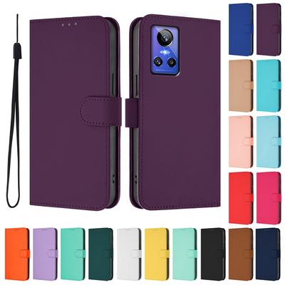 RealmeGTNeo3 Cases For Realme GT Neo 3 Wallet Leather Flip Cases realmegtNeo3 Protective Card Slot Book Solid Color Cover