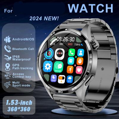 2025 5 PRO Smart Watch Herrenuhr 4 Pro verbesserte Version AMOLED HD-Bildschirm Bluetooth-Anruf GPS NFC Herzfrequenz SmartWatches
