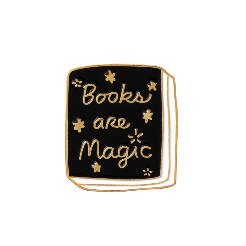 Magic Book Series: Hedgehog Cat Brooch - Creative Badge Ornament