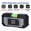 Magnetic Digital Angle Gauge Rechargeable Bevel Inclinometer Dual Axis Inclinometer  Household