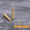 Piedini Mini Tavola in Ottone e Legno 4 Pezzi Riser Antiscivolo per Scatola Gioielli Vassoio Espositore Piccoli Mobili Uso Artigianato Fai da Te