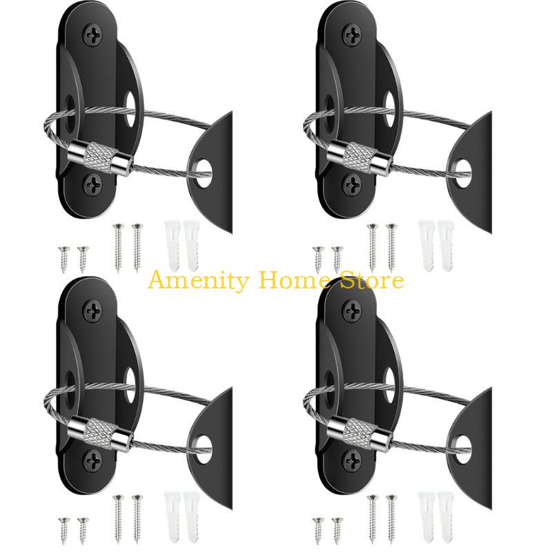 F26C Adjustable Furniture Anti tip Straps Wall Mounted Furniture Safety Straps Strong Heavy Duty Furniture Anti tip Straps