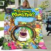 1 Stück Decke My Singing Monsters1 Aufdruck, Leichte Decke für Sofa, Bett - Weich & Warm, Geschenk für Alle Jahreszeiten wie Weihnachten, Halloween