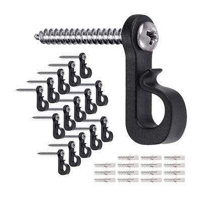 10PCS Light Hook String Light Hook Screw Hook for Hanging Light String and Wire Plants Wind Chimes