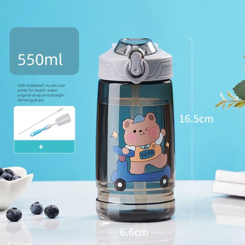 

Plastics Coffee Cup Handle Water Bottle Trendy Straw Cup
