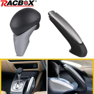 Gear Shift Knob Brake Handle Gear Shift Knob Left Hand Drive Parking Handbrake For Honda Civic 2006 2007 2008 2009 2010 2011
