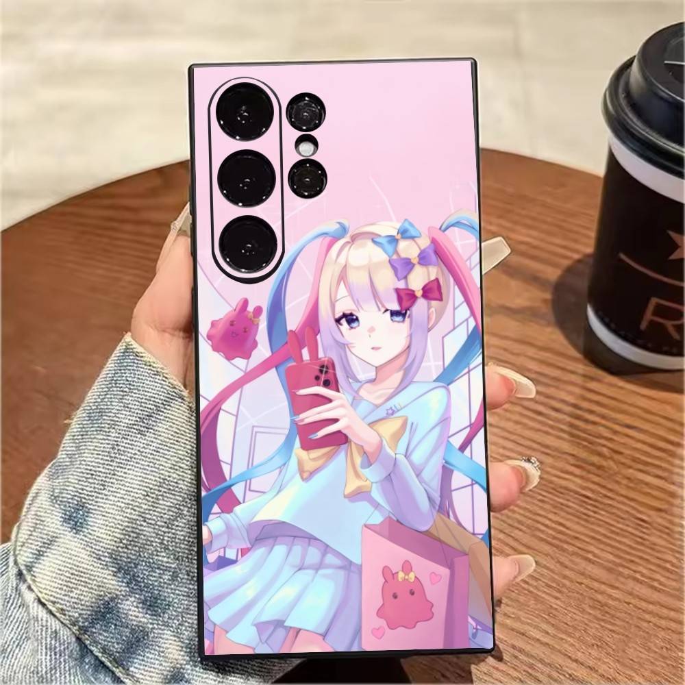 K-A-Angel Anime N-Needy Girl Phone Case For Samsung S25,S24,S21,S22,S23,S20,Ultra,S26,Plus,Fe,Note,5G Black Cover