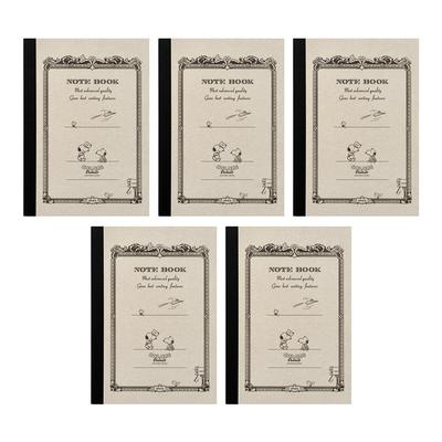 Apica Notebook CD Notebook PEANUTS COPY Andy A5 Set CDP11AN5T 5-Piece