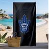 Asciugamano da Spiaggia Stampa Toronto Maple Leafs Morbido Portatile Asciugatura Rapida?Asciugamano Asciutto Per Piscina Vacanza Estiva Sport all'Aperto