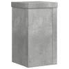 Vidaxl Podstawki Pod Doniczki, 2 Szt., Szarość Betonu, 10X10X18 Cm