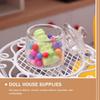 UPKOCH 6pcs Miniature Glass Jar Doll House Decor Mini Jars for Unique House Decoration for Bedroom and Dressing Accessories