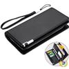 Men's Long Zipper Wallet: Large Capacity Phone & Card Holder