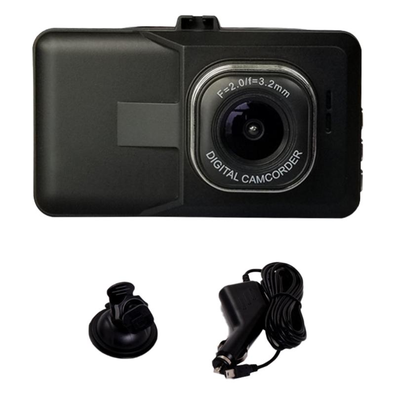 Car Dashboard Camera Front and Rear Full 1080P with 3" IPS Display, 170° Wide View, Night Viewing,Continuous Recording