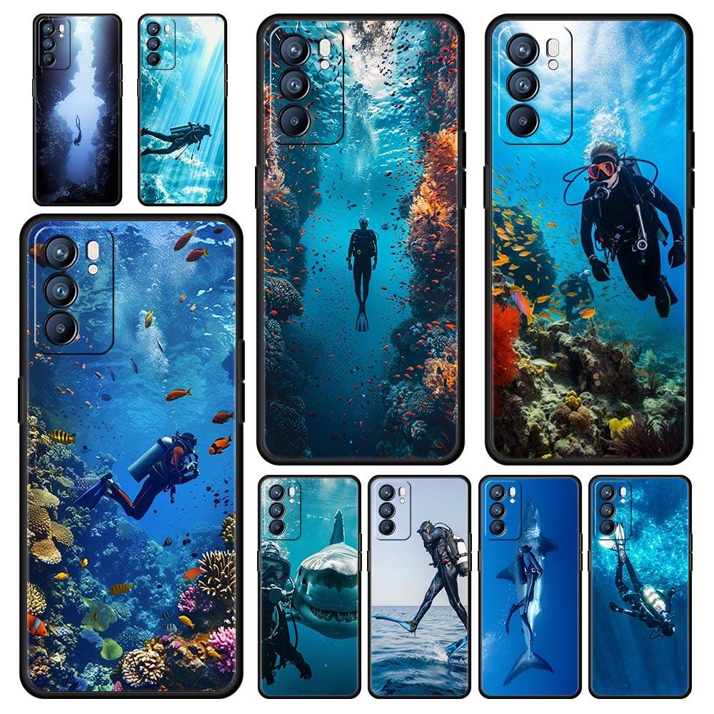 Wodoodporne etui na telefon dla nurka do Oppo Reno13 Reno12 Reno11 F Reno10 Pro A54 5G Find X5 A53 A52 A9 A17 A57 A78 4G A79 A80 A98 Pokrowiec