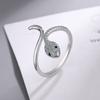 BELLA BOX Classic Open Snake Rings For Women Wedding Engagement Jewelry Female Gifts