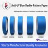 Blue Washi 3D Texture Tape: Anti-UV, High Temperature, No Residue, Beautiful Texture, Masking Tape.
