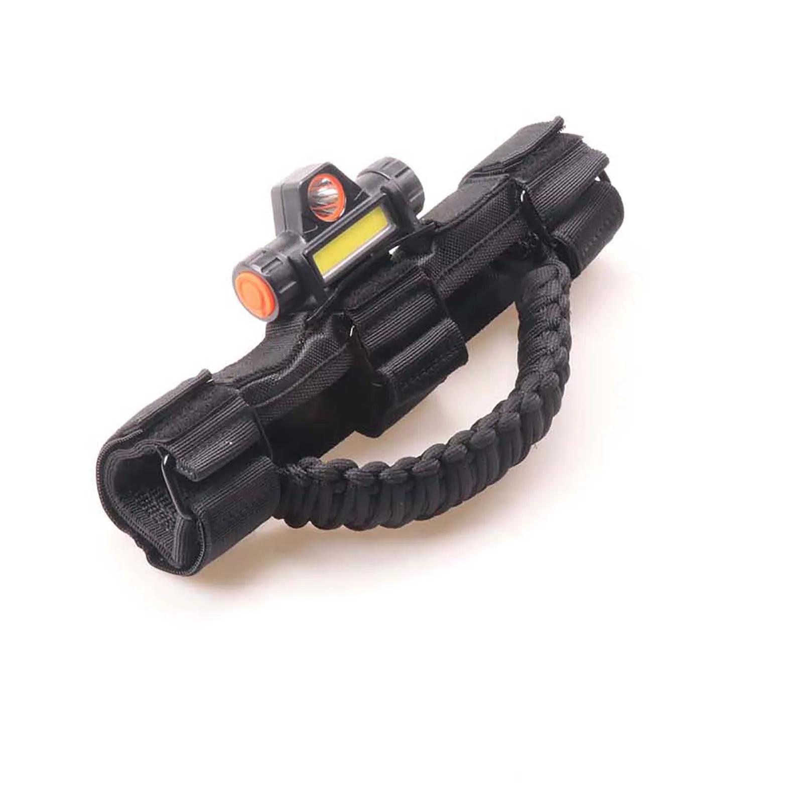 

Внутренние ручки на крышу автомобиля, поручень, руль, вышитый американский флаг со светодиодной подсветкой для Jeep Wrangler JK JL 2007-2024 чёрный