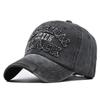Baseball Cap Embroidered For Retro Style Wide Brim Slant Weave Protection Sun