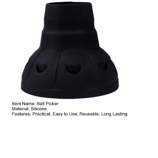 Universal Pickleball Ball Picker Easy Retrieval Super Suction Reusable Pickleball Racket Attachment Ball Picker Accessories