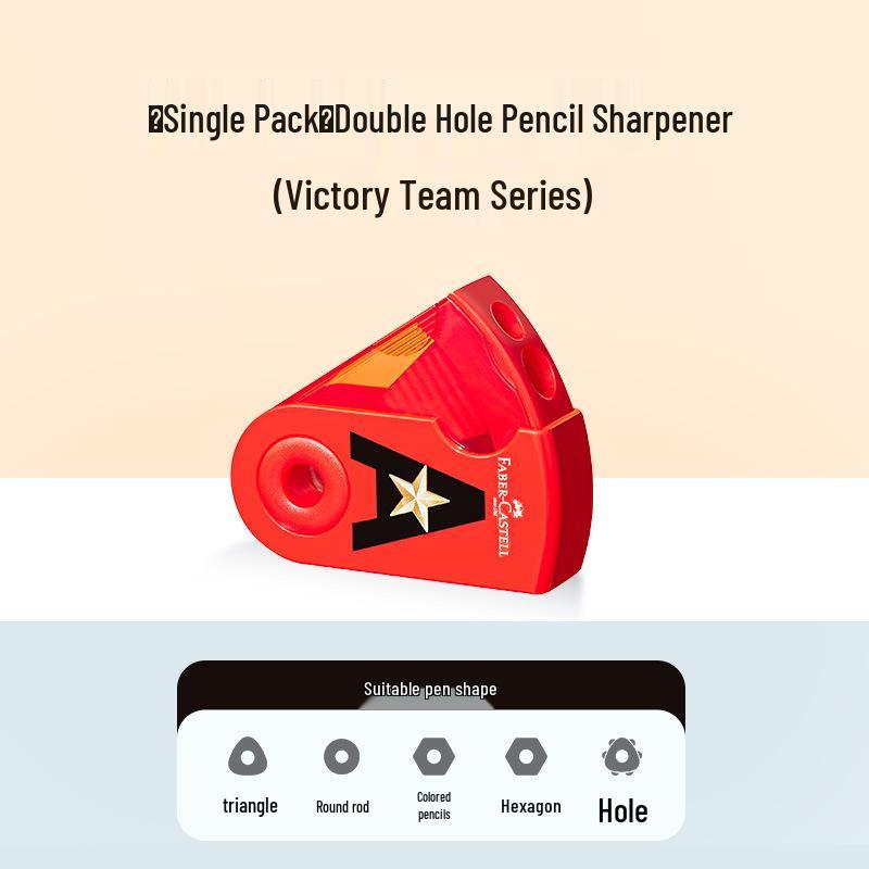 Mini Afiador Manual Faber-Castell para Crianças - Portátil e Simples para Uso Escolar