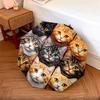 1 PC Automatic Folding Umbrella - Colorful Cat Pattern, Portable & Foldable Design with 8 Ribs, Christmas Birthday Gifts