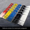 Scooter Mudguard Decals Graphics Motorcycle Mudguard Stripe Decoration Sticker Motorbike Accessories Reflective Tape