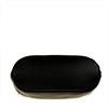 Women's Handbag, Black Genuine Leather, with Clasp
