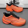 Hot Selling Couple Sneakers with High Rebound Thick Sole Ultra Light Breath Runn Shoes Low Cut High Quality Outdoor Tennis Shoes