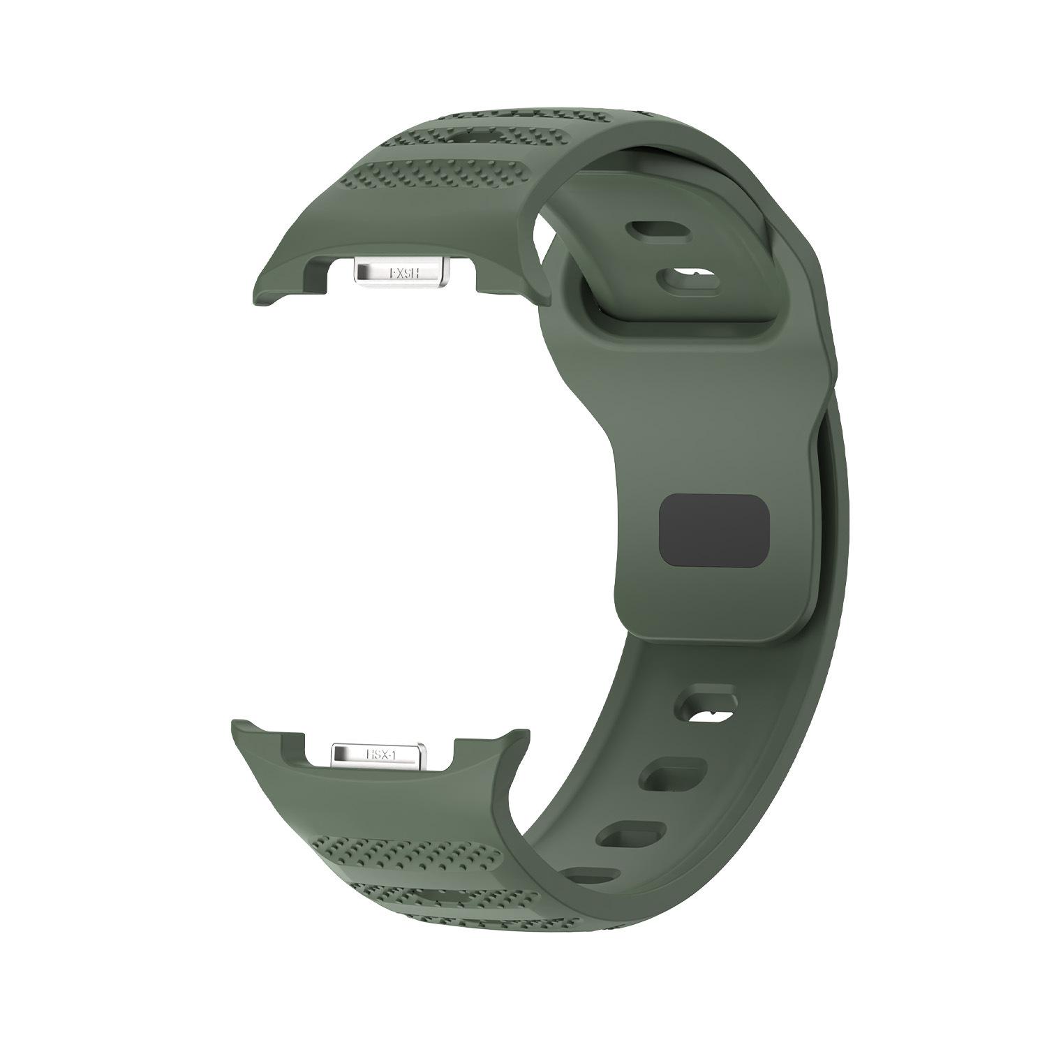 

Оригинальный ремешок для Samsung Galaxy Watch 8 40 мм/44 мм, силиконовый ремешок для спортивных смарт-часов, браслет Correa Galaxy Watch8 Classic 46 мм зелёный