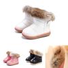 Kinder Baby Kleinkind Jungen Mädchen PU-Leder Winterstiefel Warm Schneeschuhe Stiefel Geschenk Für Gemütlichen Komfort Und Stilvolles Aussehen