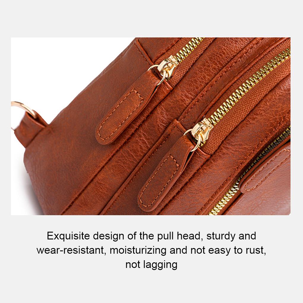 Retro Bag For Women Lightweight And Wear-resistant PU Chest Bag With Large Capacity Womens Chest Bag