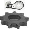 Keenso 12 x 17mm 428 9T Pinion Lanț, Pinion Lanț cu 9 Dinți Pinion Motor Scuter Electric Roată Dințată Lanț