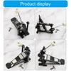 Single Bass Drum Pedal with Felt Beater Stick & Drum Key Kick Drum Pedals for Beginner & Professional Drummers Enduring