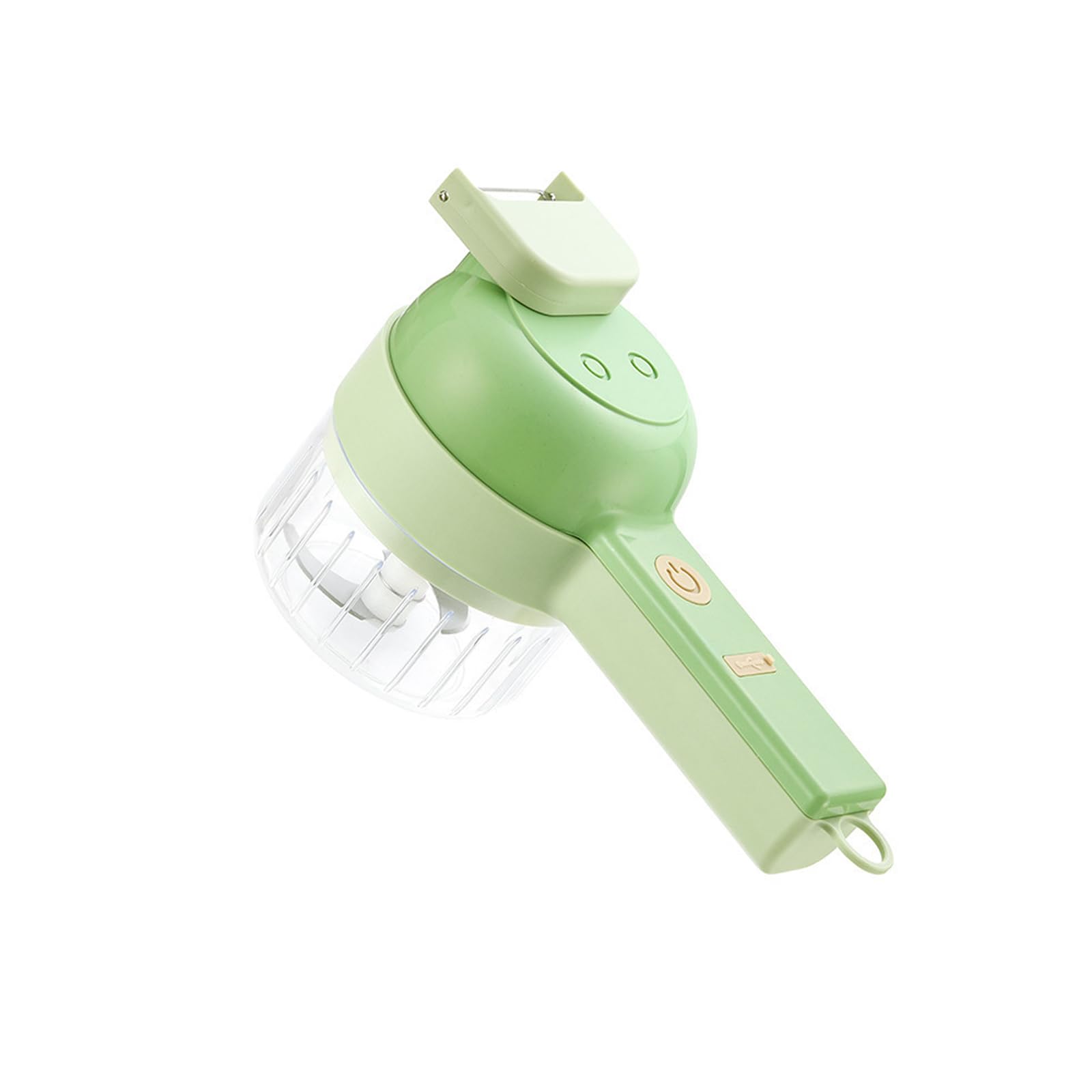 Ручной электрический овощерезка портативный беспроводной чеснок многофункциональный овощи фрукты слайсер для и банки перезаряжаемый многофункциональный овощ зелёный
