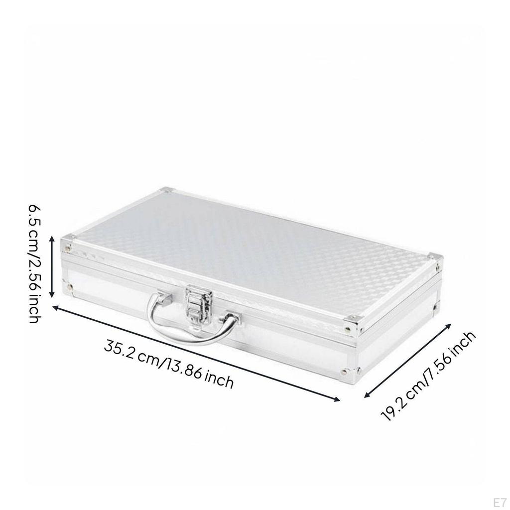 Locking Hard Case Lockable Security Shell Carrying Reinforced Corners Combination Lock Box