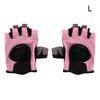Fitness Atmungsaktive Elastische Handschuhe Radfahren Sport Training Rutschfest Halbfingerhandschuhe(L )