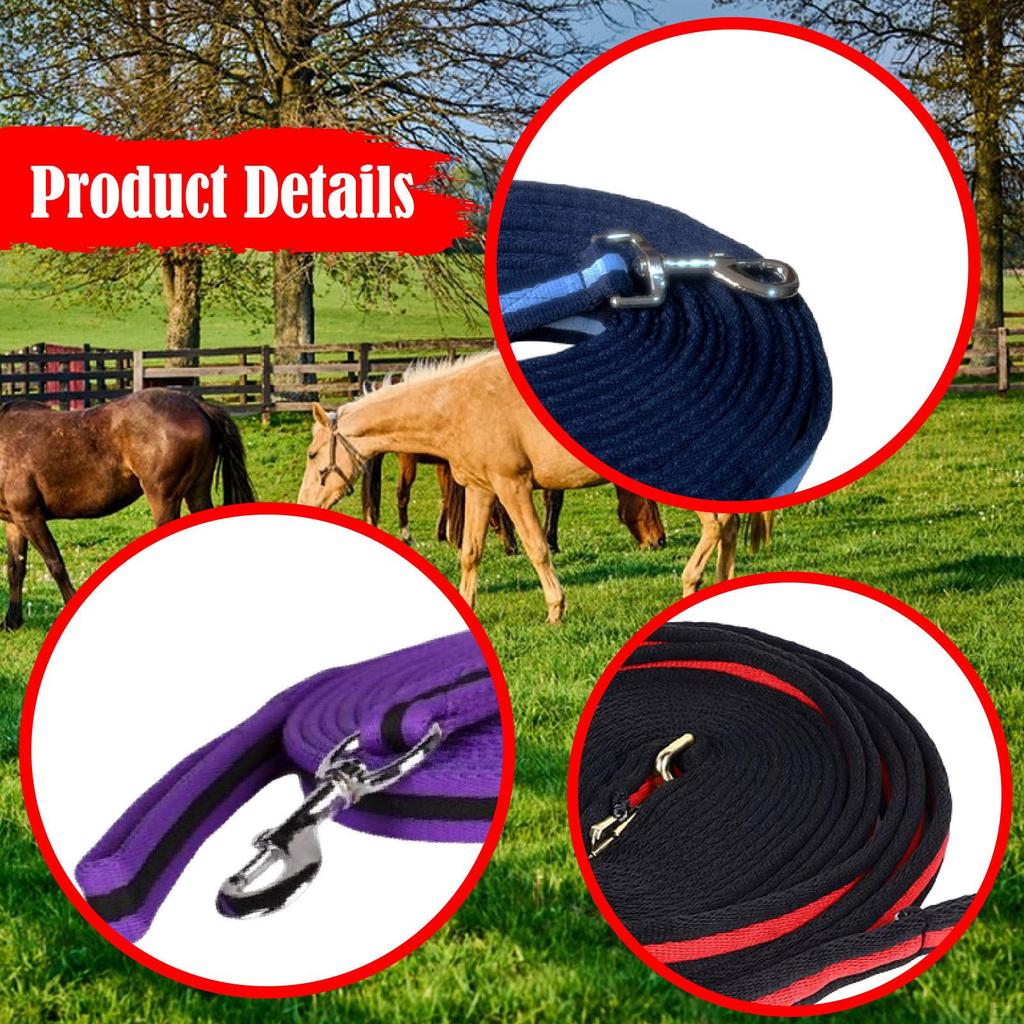 Horse Training Rope 8 M Play Equestrian Supplies Thickened Obedience Recall Heavy Duty Backyard