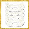6pcs Sparkle Convenient Fake Freckles Tattoo Stickers Waterproof Makeup Patches  Disposable Use