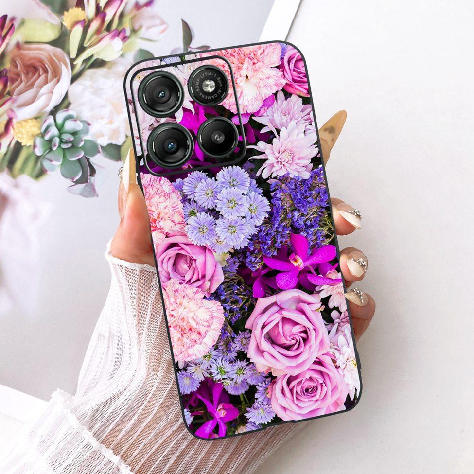 Per Moto G57 Power 5G Custodia Cover Moda Farfalla Gatto Carino Fresco Dipinto Morbido Funda Per Motorola Moto G57 Power 5G Cover del Telefono