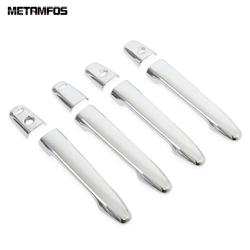For Mitsubishi Delica D:5 Chrome Side Door Handle Bowl Cover Trim Protector Exterior Accessories Car Styling