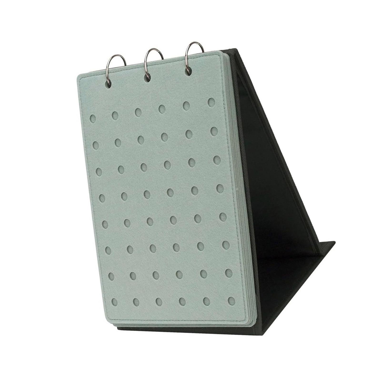 

Versatile Sturdy Felt Jewelry Collection Board with 280 Slots for Organizing Earrings and Brooches Stylish Outfits сірий колір