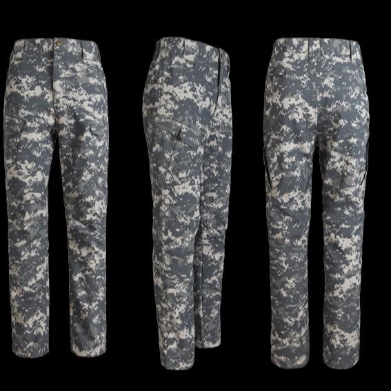 Men's IX7 Tactical Camouflage Fleece-Lined Softshell Winter Pants