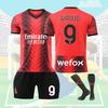 2324 Nová sezóna Ac Domácí dresový set Ne. 9 Giroud č. 17 Leo č. 11 Ibra č. 19 Theo Fotbalový dres