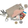 Mini baby elephant change bag, ultra-thin first layer cowhide, coin keychain storage bag, genuine leather change bag, cute girl