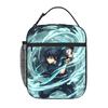 1 Piece Zipper Closure Mist Breathing Storage Bag Pocket Demon Slayer  School Lunch Food Box Reusable For Lunch Food Bag
