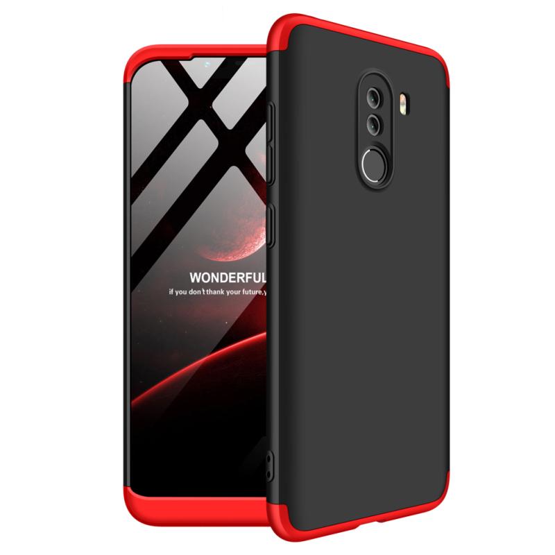 Per XIAOMI Pocophone F1 Cover Posteriore Ultra Sottile in PC Antiscivolo Antiurto Custodia Protettiva Integrale a 360 Gradi